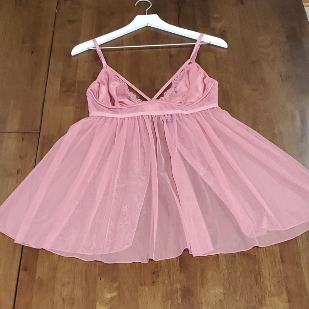 Victoria's Secret Pink Open Back Babydoll